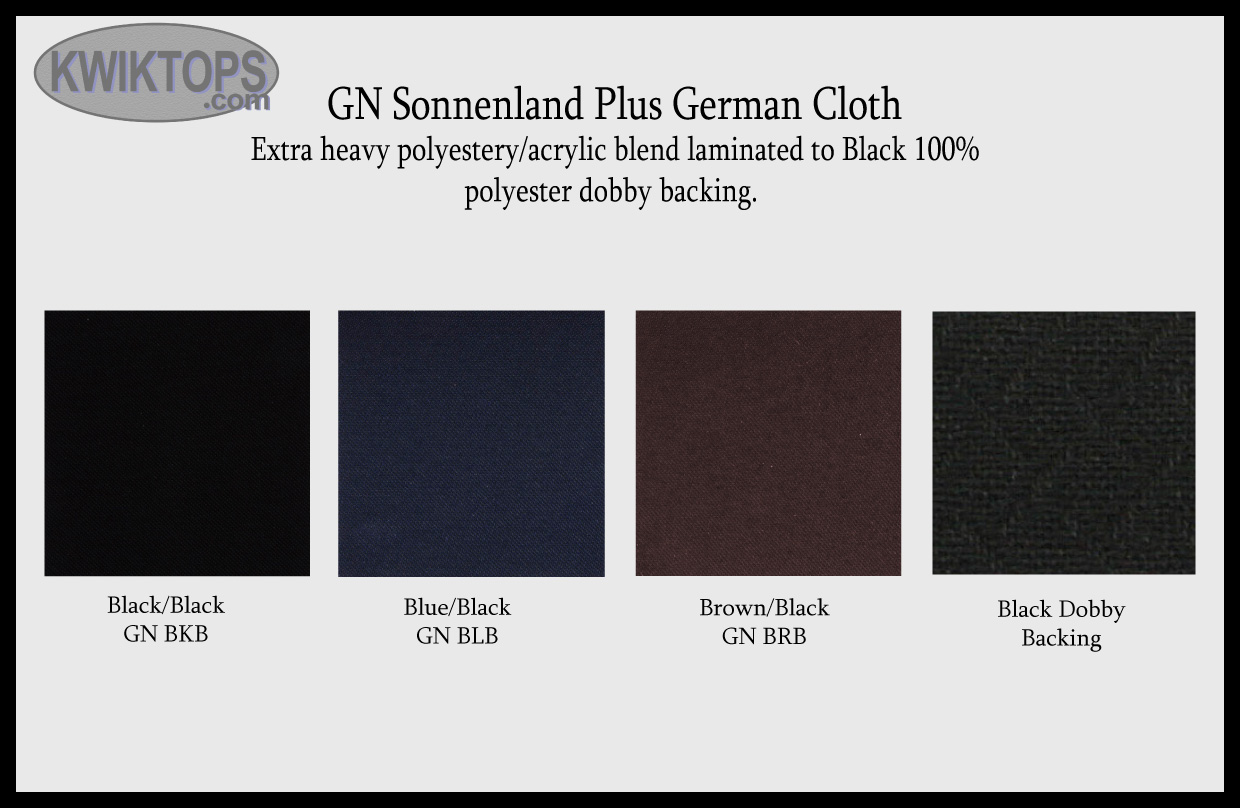 Sonnenland Plus German Cloth Top Material