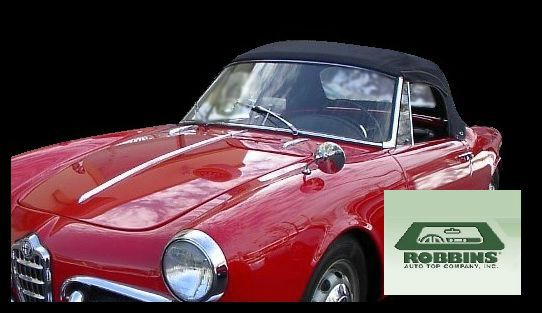 ROBBINS-2012 - Alfa Romeo 1956-59 Guiletta Convertible Top & Plastic Window