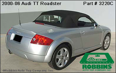 ROBBINS-3220C - Audi 2000-06 TT Roadster Convertible Top & Heated Glass Window